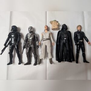Six Star Wars Figures